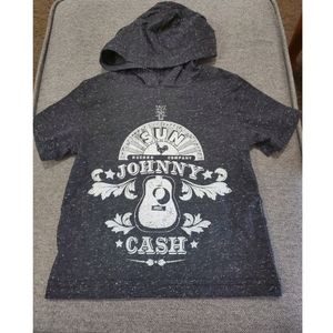 Johnny Cash baby size 18 month pull over short-sleeved t-shirt hoodie